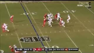 Raiders Jared Cook clutch catch to the one yard line