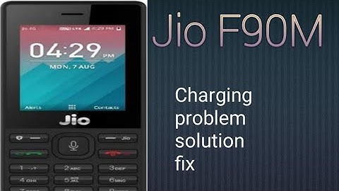 Jio F90m charging solution