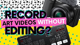 walkthrough of how I record my art videos with ATEM Mini by unschooled_art 243 views 2 years ago 3 minutes, 49 seconds