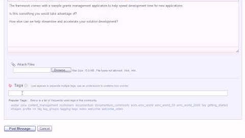 Start a discussion - EMC Documentum Community