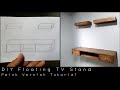 Home Quarantine | DIY Making Floating TV Stand | Using Basic Tools