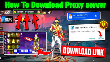 HOW TO DOWNLOAD PROXY SERVER 😮|| AFTER OB50 UPDATE || FULL SETUP 💥|| FREE FIRE PROXY SERVER 💫 || 