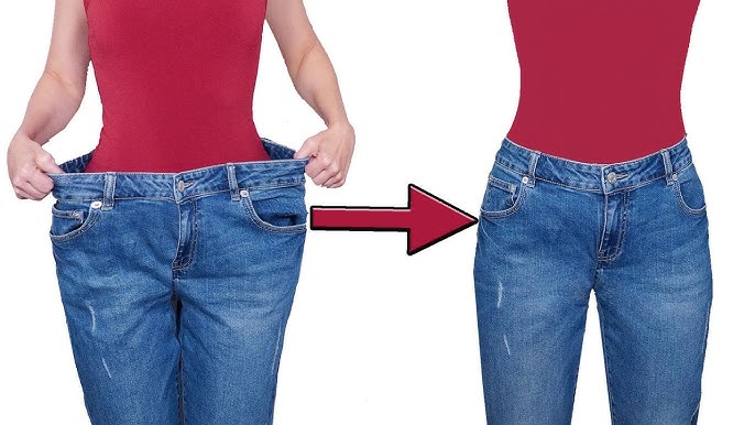 How to downsize jeans in the waist simply to fit you perfectly! 