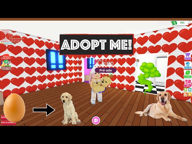 Adopt me como alimentar a tu perro con pizza ? ROBLOX adoptme / Vl