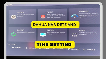 How To Set Your Dahua DVR / XVR / NVR Date & Time