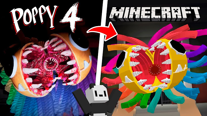 Recriei POPPY PLAYTIME 4 Trailer no MINECRAFT