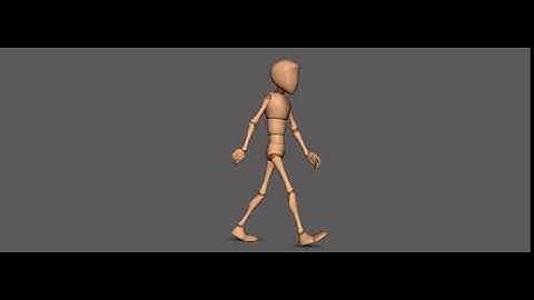 Walk Cycle playblast