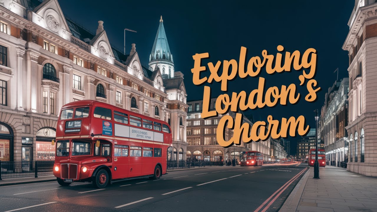 London Night Walk | Christmas Decorations | Real City Atmosphere