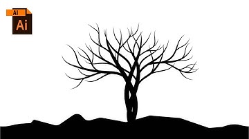 How to design a simple tree in Adobe Illustrator | Adobe Illustrator Beginners Tutorial