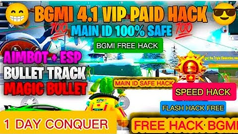 BGMI HACK 4.1 | BGMI 4.1 MOD APK | BGMI ESP HACK | BGMI NEW HACK TODAY | HOW TO HACK BGMI HACK