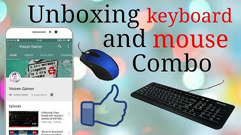 Unboxing || keyboard and mouse || combo QHM7403 Quantum Windows 7, Windows 8, Windows 8.1...