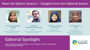 Meet the Editors Session – Insights from the Editorial Board