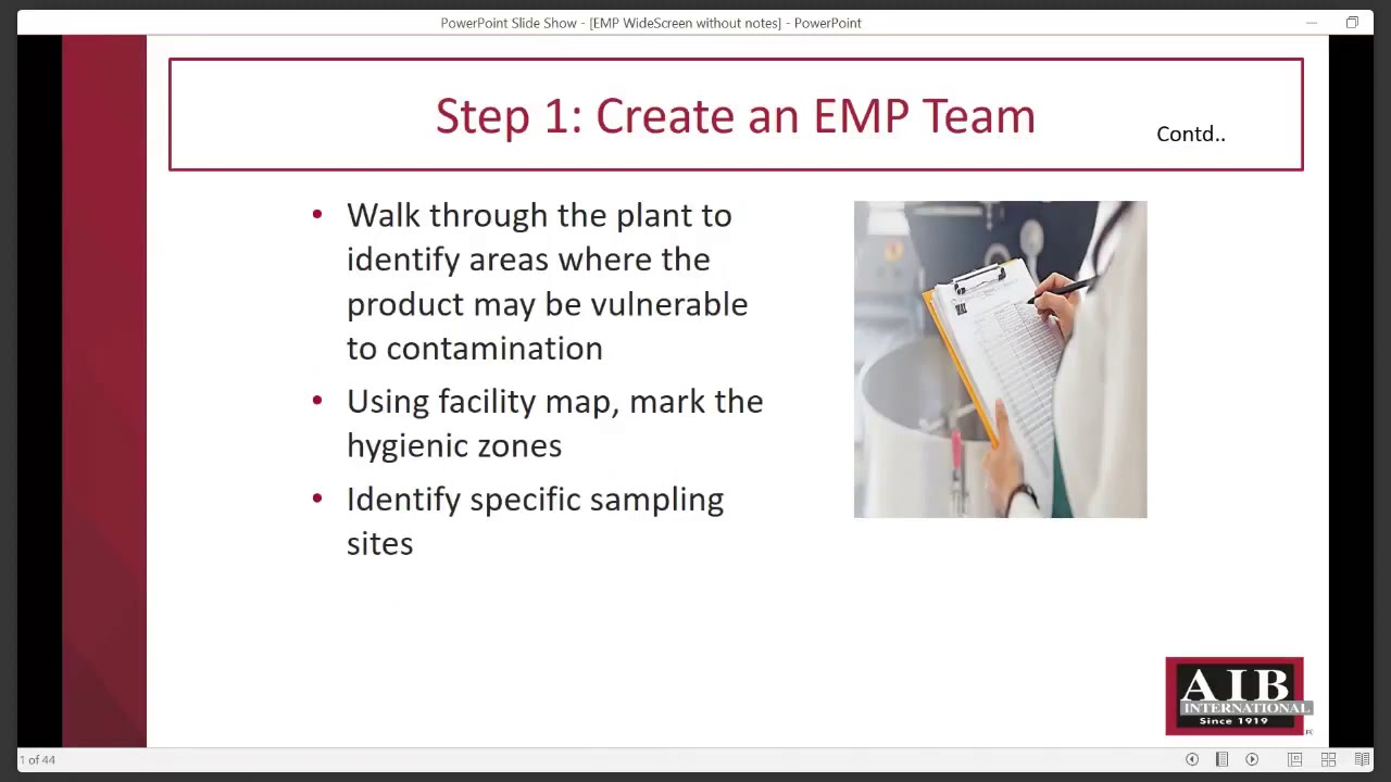Environmental Monitoring for food safety program !!! - YouTube