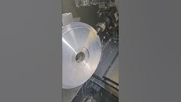 Milling with C and X axis #turning #lathe #cnc #milling