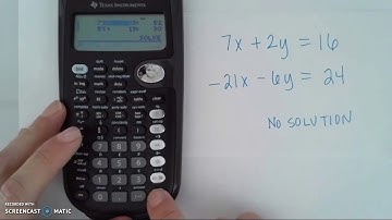 TI-36X Pro System Solver