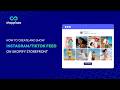 How to Create and Show Instagram/TikTok Feed on Shopify Storefront