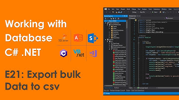 Export bulk data to csv file from database - Oledb C# .NET E21