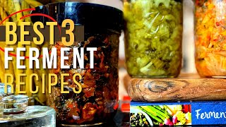 3 SIMPLIEST Ways to Start Fermenting Recipes YOU'LL LOVE (Promise).