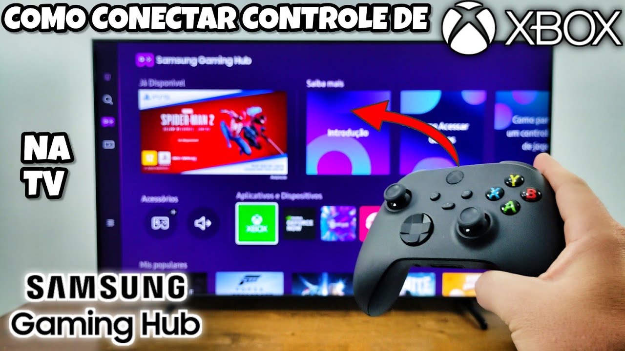 como conectar controle de jogo xbox na smart tv samsung