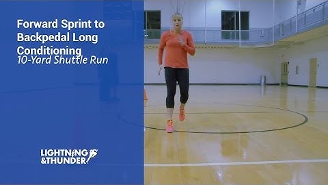 Forward Sprint to Backpedal Long Conditioning
