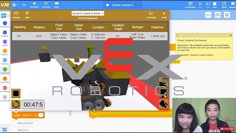 How to Code a ROBOT in VEXcode VR: DYNAMIC Distance Sensing in Dynamic Castle Crasher