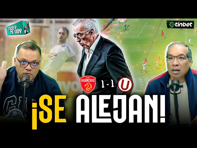 #ENVIVO 🔴 UNIVERSITARIO EMPATÓ CONTRA SPORT HUANCAYO EN UN PARTIDO LLENO DE POLÉMICAS #TOCOYMEVOY