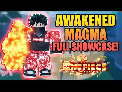 Blox Piece - Roblox - MAGMA FRUIT SHOWCASE ! 