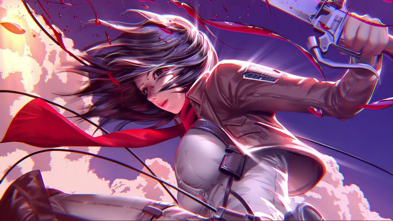 Beautiful Girl Swordsman Mikasa