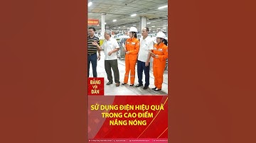 Sử dụng điện an toàn, tiết kiệm, hiệu quả trong mùa nắng nóng #shorts