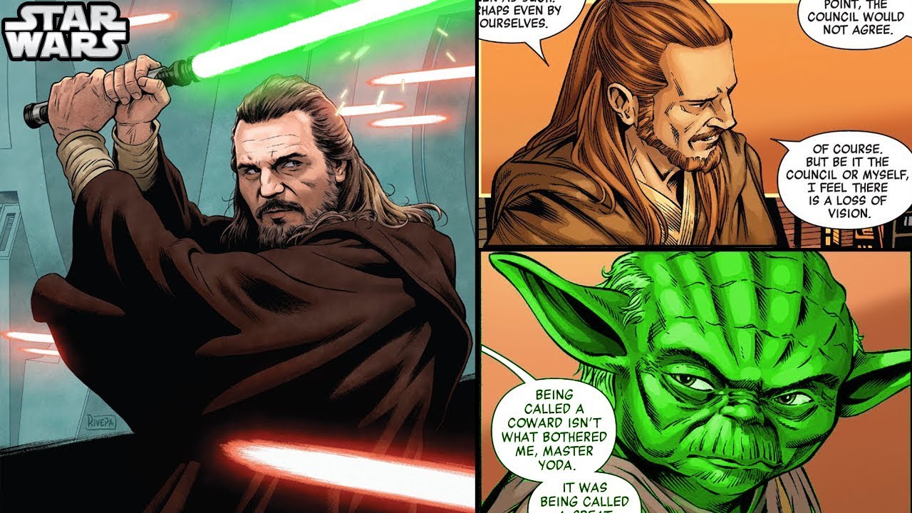 Image result for qui gon jinn fan art  Star wars comics, Star wars books,  Star wars jedi