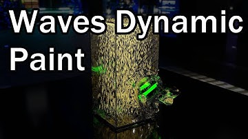 Waves Box Blender Dynamic Paint Effect