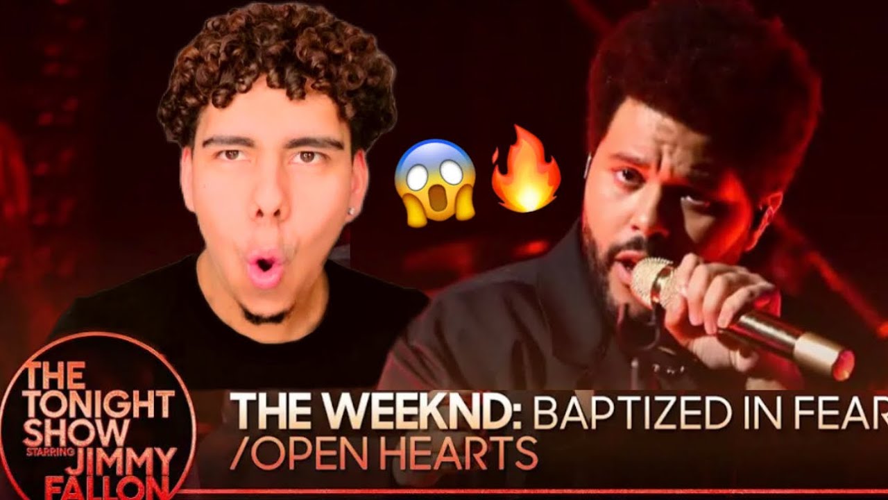 The Weeknd: Baptized In Fear/Open Hearts - The Tonight Show Starring Jimmy Fallon REACTION!