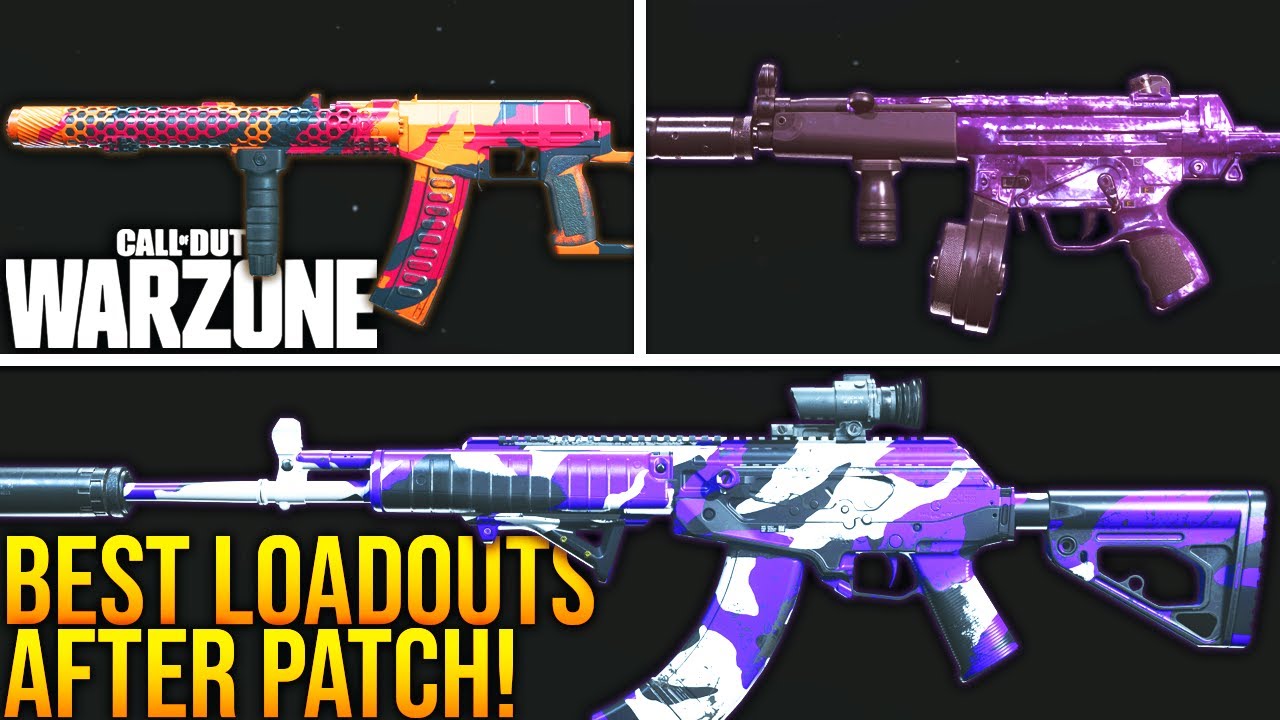 Call Of Duty WARZONE: TOP 5 BEST LOADOUTS After The MID SEASON UPDATE ...