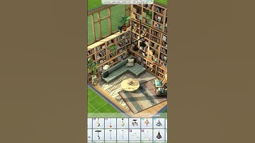 Library room (no CC or Mods) | The Sims 4 #sims4 # #sims4build #thesims4 #trending