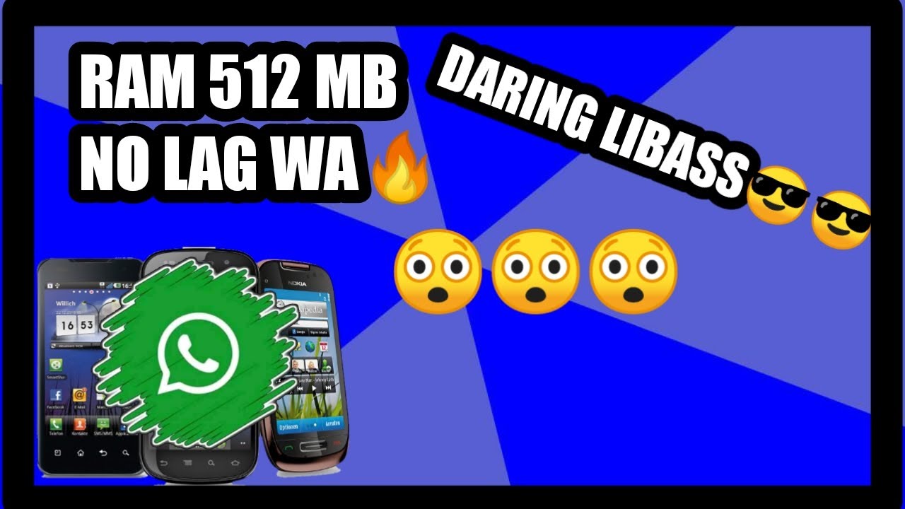 TUTORIAL MENGATASI LAG DI WHATSAPP RAM 512 MB🔥🔥🔥 