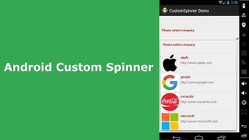 Android Custom Spinner