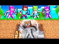 Invisible speedrunner vs crazy fan girl hunters in minecraft