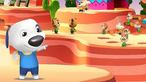 Talking Tom Splash Force Hank vs Roy Raccoon Gameplay Android ios