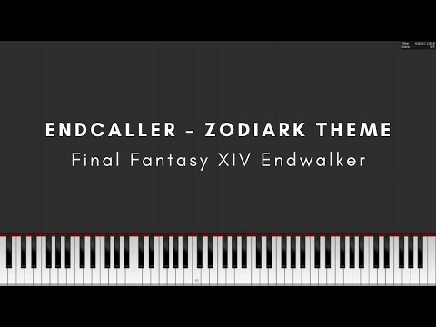 FFXIV Endwalker – Endcaller (Zodiark Theme) [PIANO TUTORIAL + FREE SHEET MUSIC]