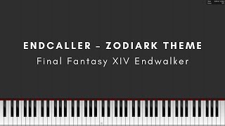 FFXIV Endwalker – Endcaller (Zodiark Theme) [PIANO TUTORIAL   FREE SHEET MUSIC]