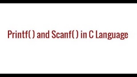 C programming | 3. printf and scanf in C | C programming in Tamil | C Input/Output