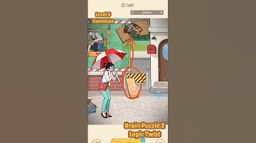 Brain puzzle 2: Logic twist: LEVEL 5: Commute how to solve #logictwist #brainpuzzle2