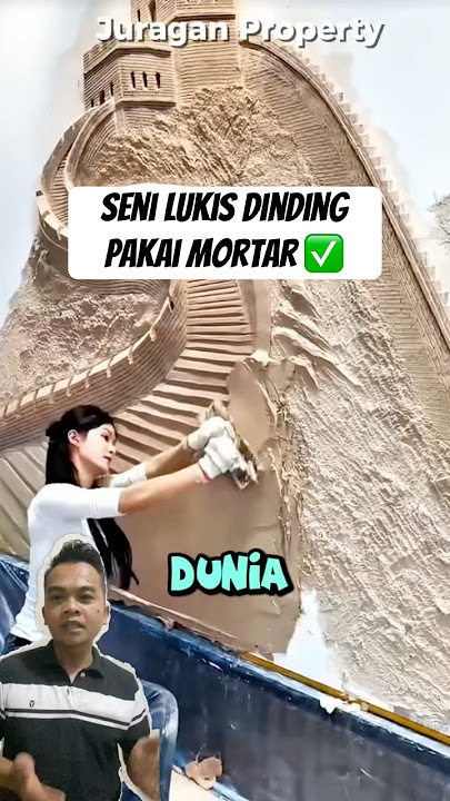 Seni lukis dinding menggunakan mortar #mural #trending #fyp #fypシ゚viral #fypshort #short