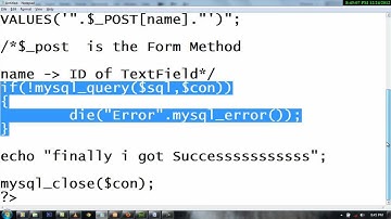 PHP and MySQL Database Connectivity Lecture 5