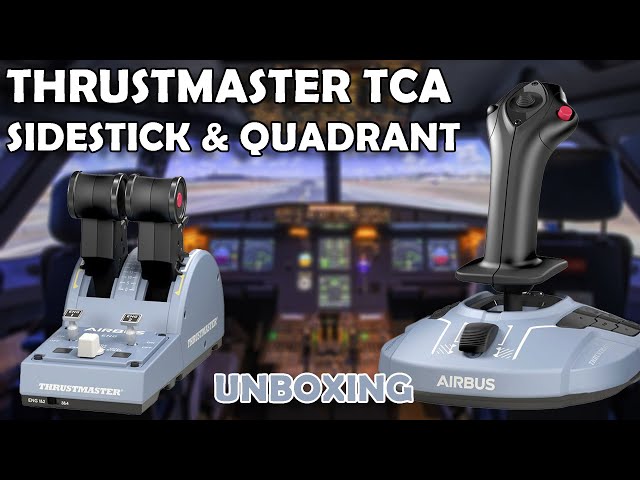 Thrustmaster TCA Sidestick Airbus Edition Unboxing & Review inside X-plane  11 