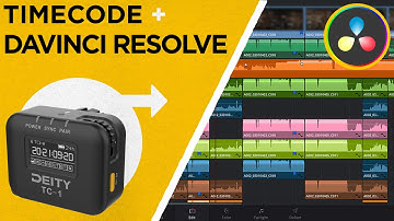 How to Sync with Timecode in DaVinci Resolve 18