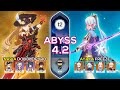 C0 Navia Double Pyro & C0 Ayaka Freeze - Spiral Abyss 4.2/4.3 - Genshin Impact