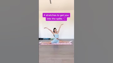 Want to achieve a front split? Try these 4 stretches ✨#fitness #pilates #split #flexibility
