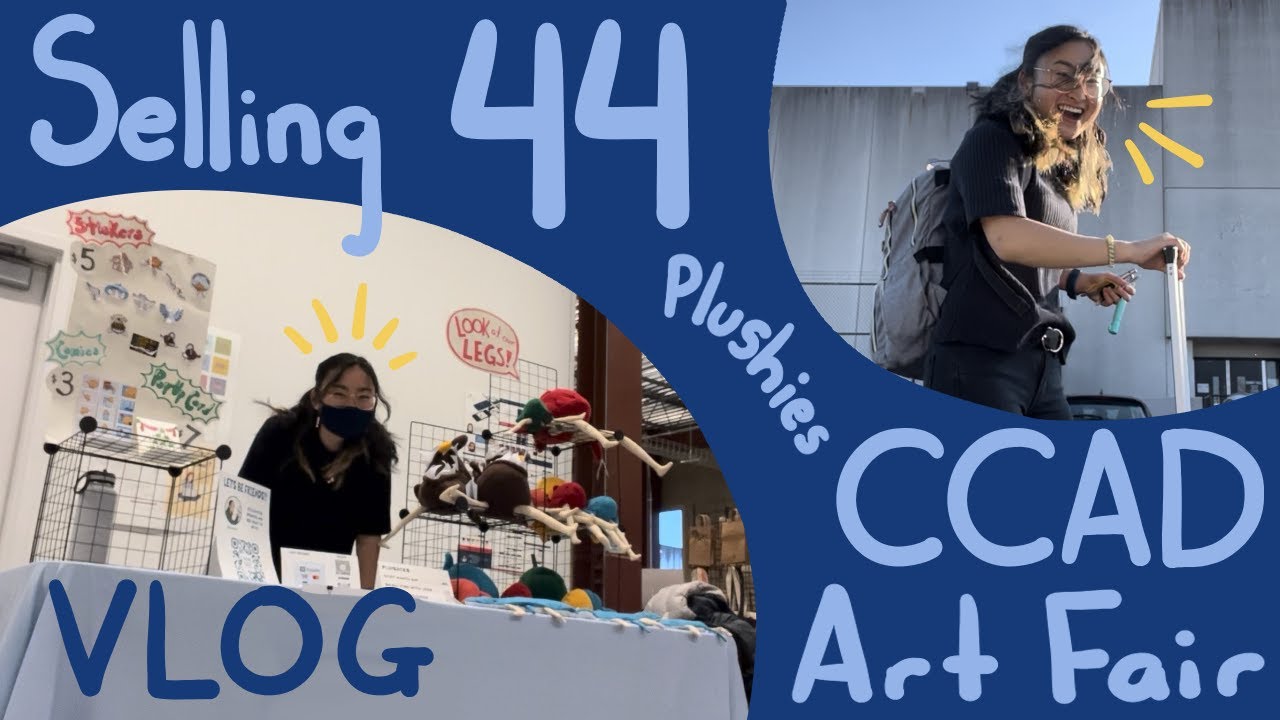 Art School Vlog PT2 Art fair day and finals!!! (CCAD) YouTube