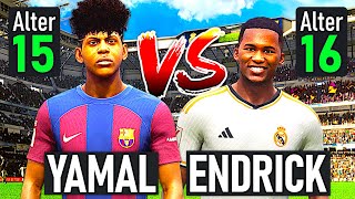 ICH HAB YAMAL & ENDRICK EINGEFÜGT UM ZU SEHEN WER BESSER IST !!! 🔥😱 EA FC 24 Karriere Simulation